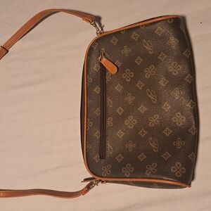 Brown Monogram Shoulder Bag